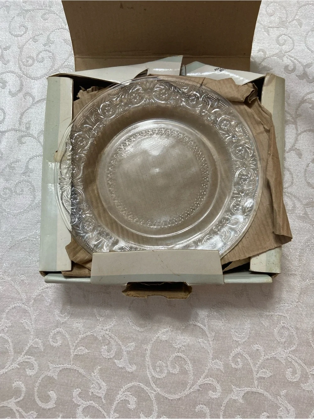 Crystal Clear set of 4 plates